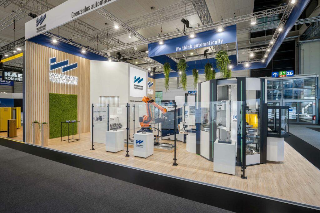 Messebau Ratingen Viavend Referenz Wassermann