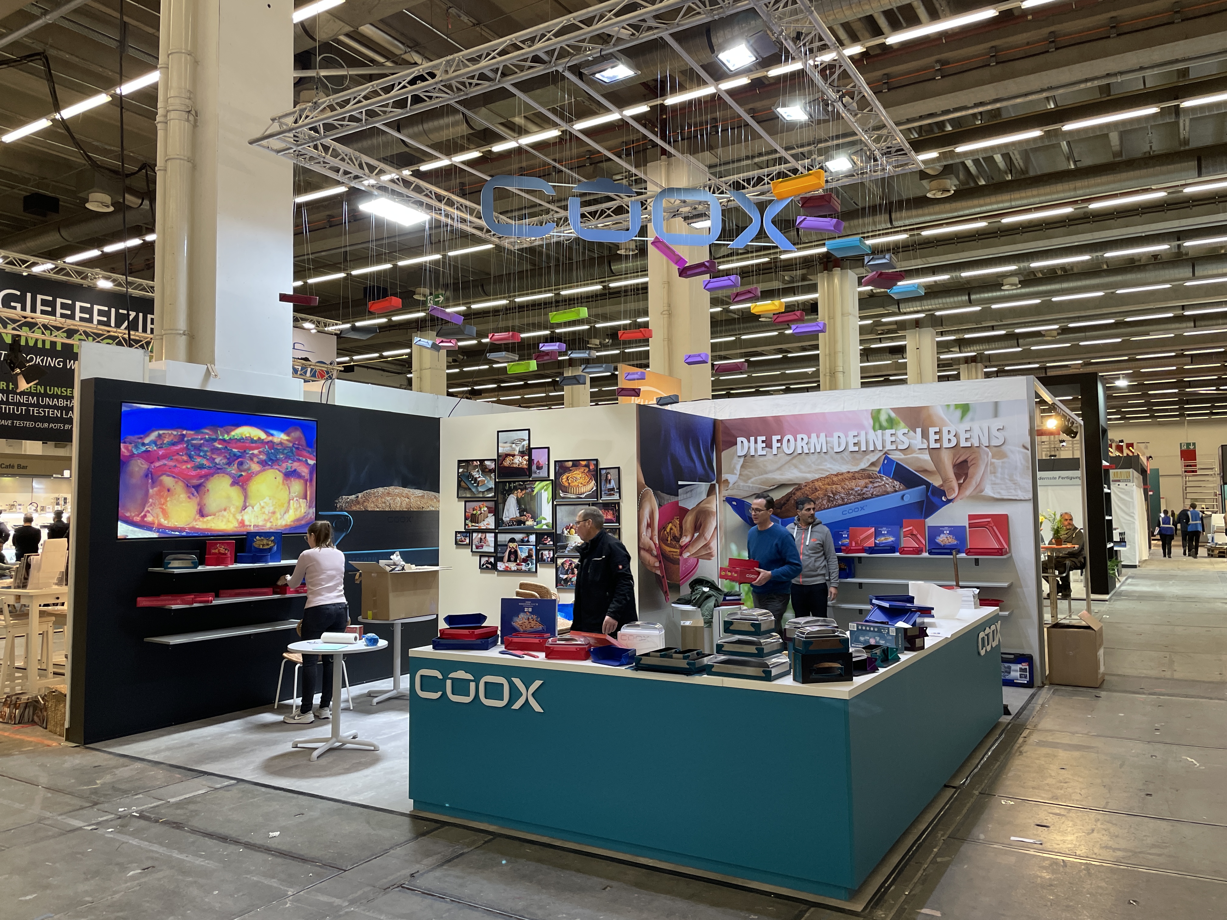 Messestand Start-up Coox, Messebau Viavend, Ratingen