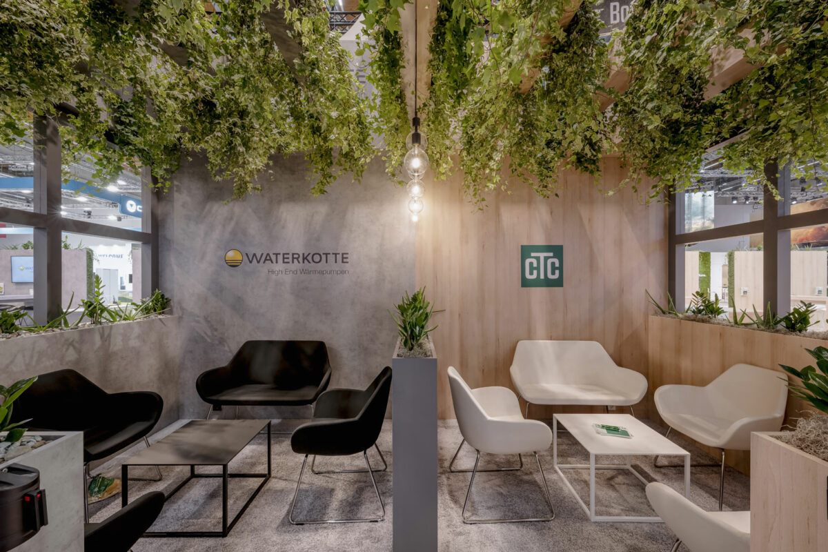Messestand Waterkotte ISH Frankfurt Viavend Messebauer