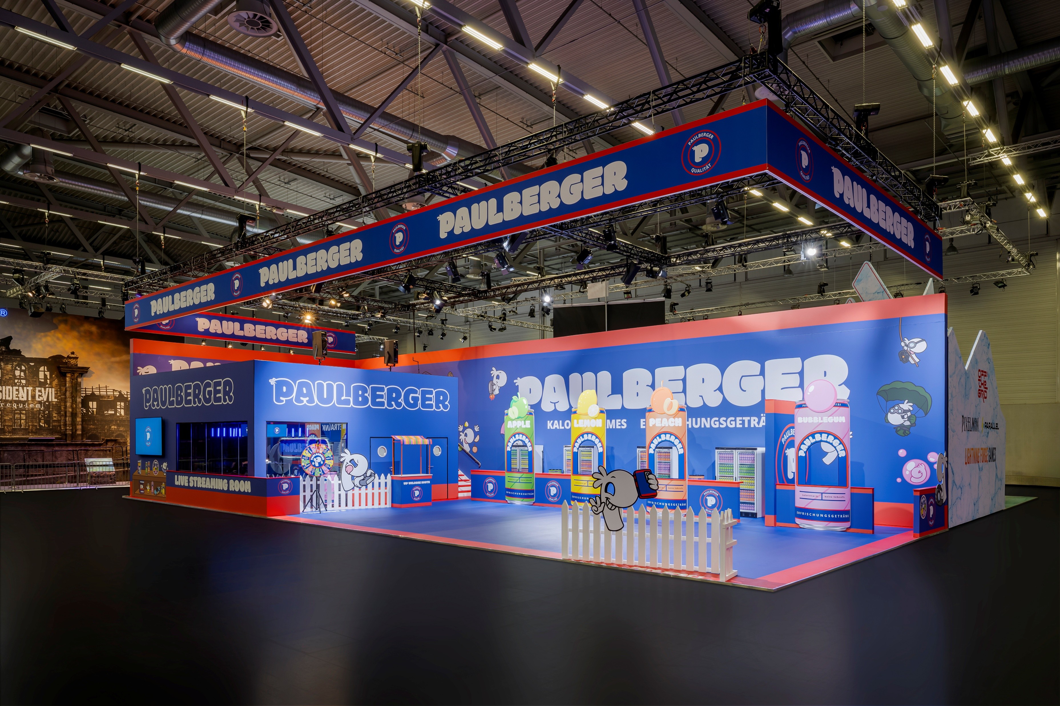 Viavend Messebau gamescom 2025, Köln, PAULBERGER Limo